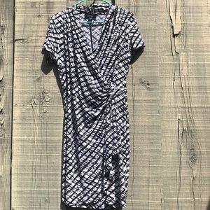Karen Kane faux wrap dress